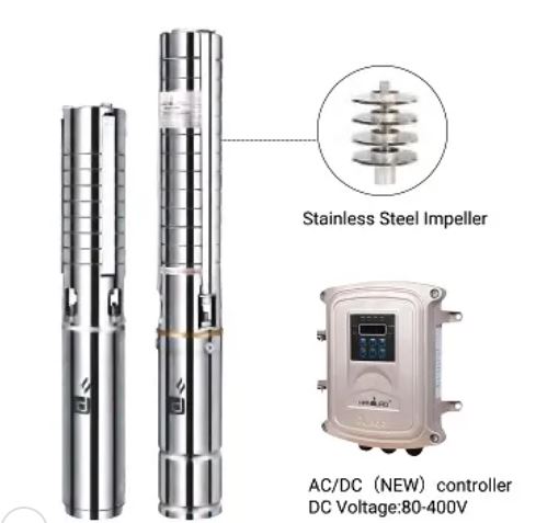 Ecoflow 3hp ac dc inbuilt controller with stainless multi stage impeller ECOFLOW 3HP AC/DC In-Built Controller With Multi Stage Impeller