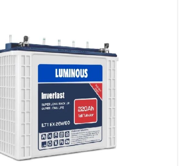 Luminous 220ah/12v Tubular Battery